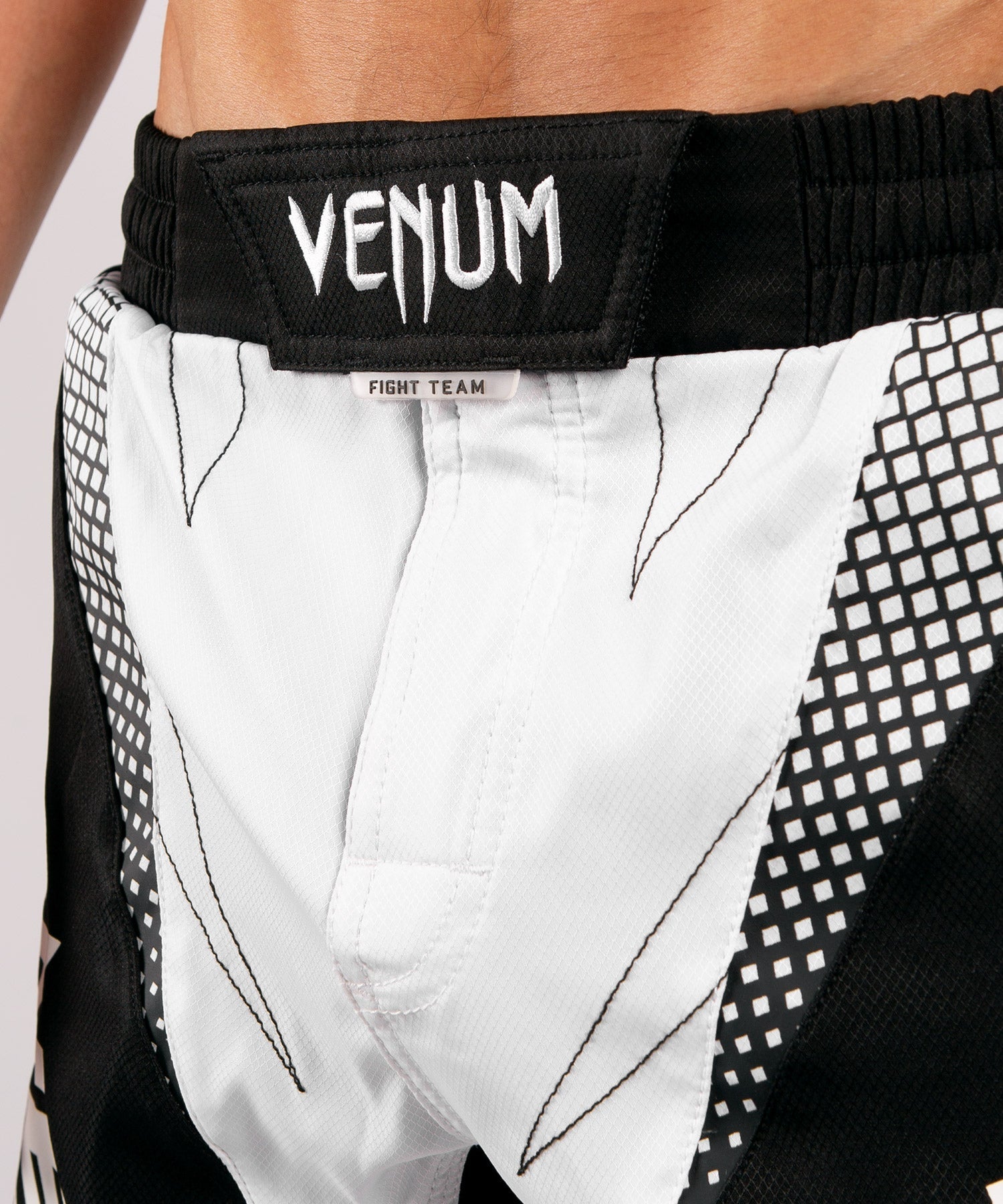 Venum x ONE FC MMA Fight Shorts - White & Black - Premium Training & Competition Gear for Fighters