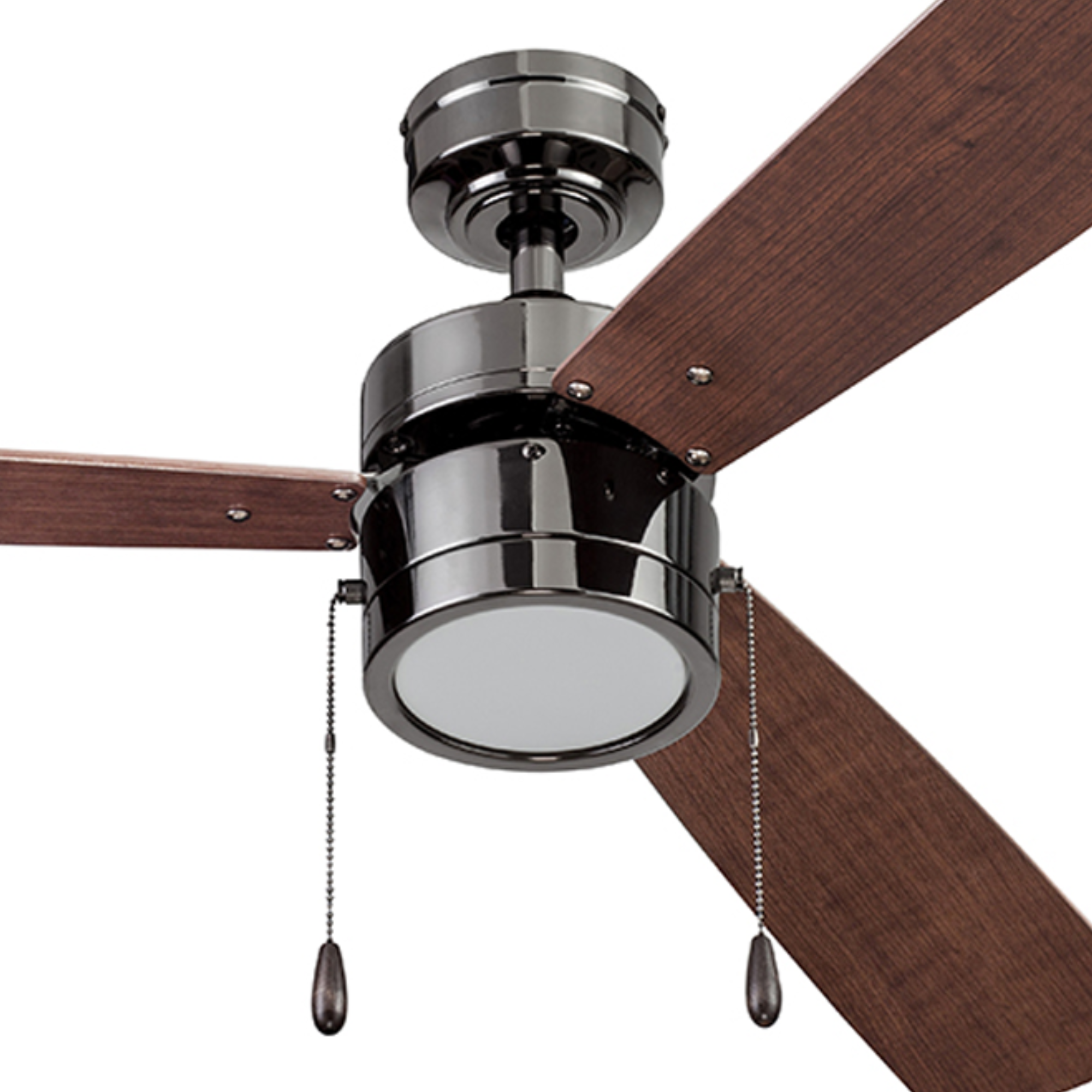52 Inch Madrona Ceiling Fan with Pull Chain - Painted Gun Metal Finish - Ideal for Living Room, Bedroom & Outdoor Spaces