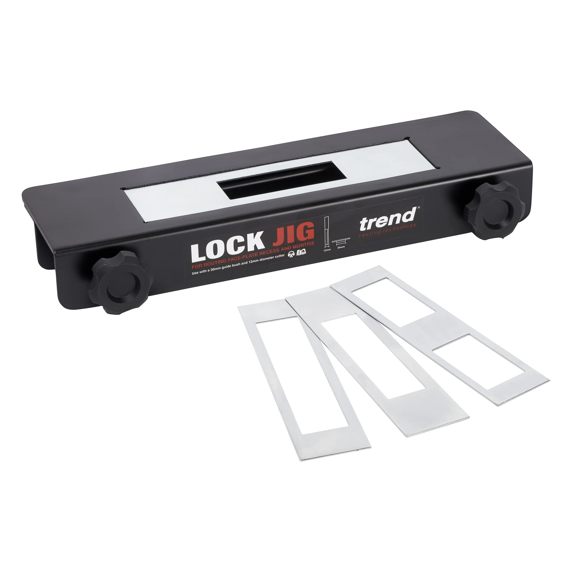 Premium Lock Jig Kit for Woodworking - Perfect for Routing Face-Plate Recess & Mortise Joints | Ideal for Cabinet Making, Door Installation & Furniture Building