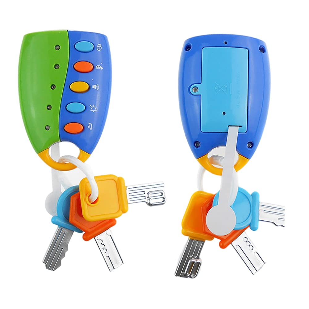 Interactive Baby Toy - Music Remote Car Key Early Educational Flash Toy for Kids | Toddler Learning & Development Gift | Birthday, Party & Festival Present | Perfect for Playtime, Travel & Sensory Stimulation