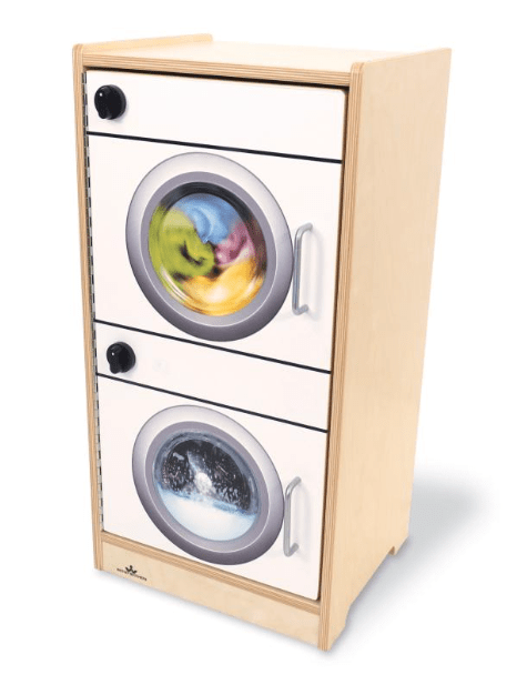 Let's Play Toddler Washer & Dryer Toy Set - White Pretend Play Laundry Machine for Kids (Model WB7265) - Perfect for Imaginative Play & Early Learning