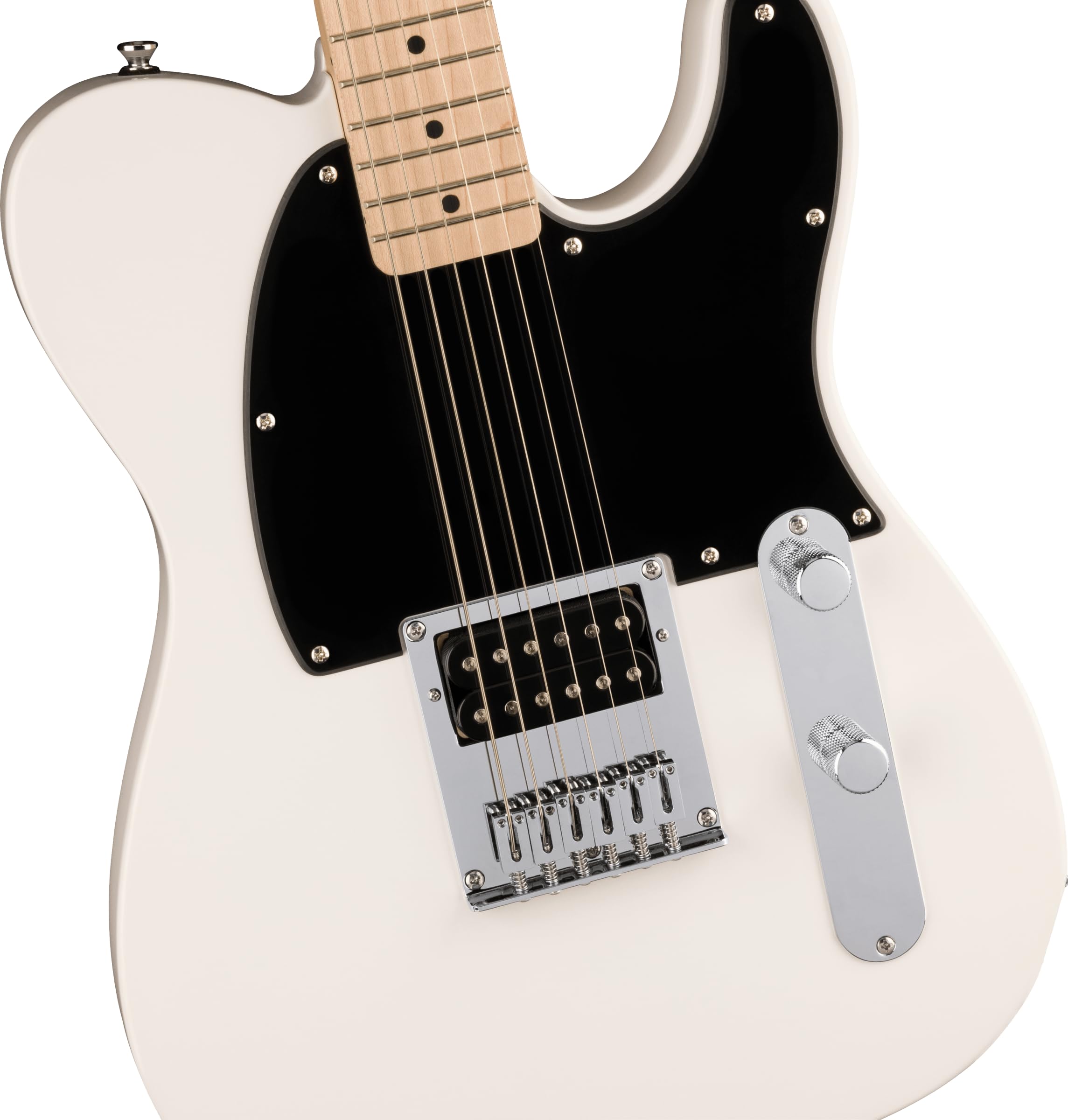 Squier 6 String Solid-Body Electric Guitar for Beginners & Professionals - Right-Handed Arctic White (0373553580) - Perfect for Rock, Blues & Live Performances