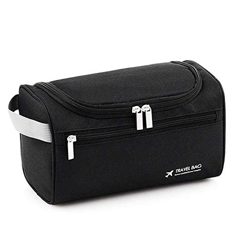 HEMJEX Hanging Travel Toiletry Bag for Men & Women - Waterproof Cosmetic Organizer with Hook for Bathroom, Shaving & Makeup Essentials - Perfect for Vacation, Business Trips & Gym Use