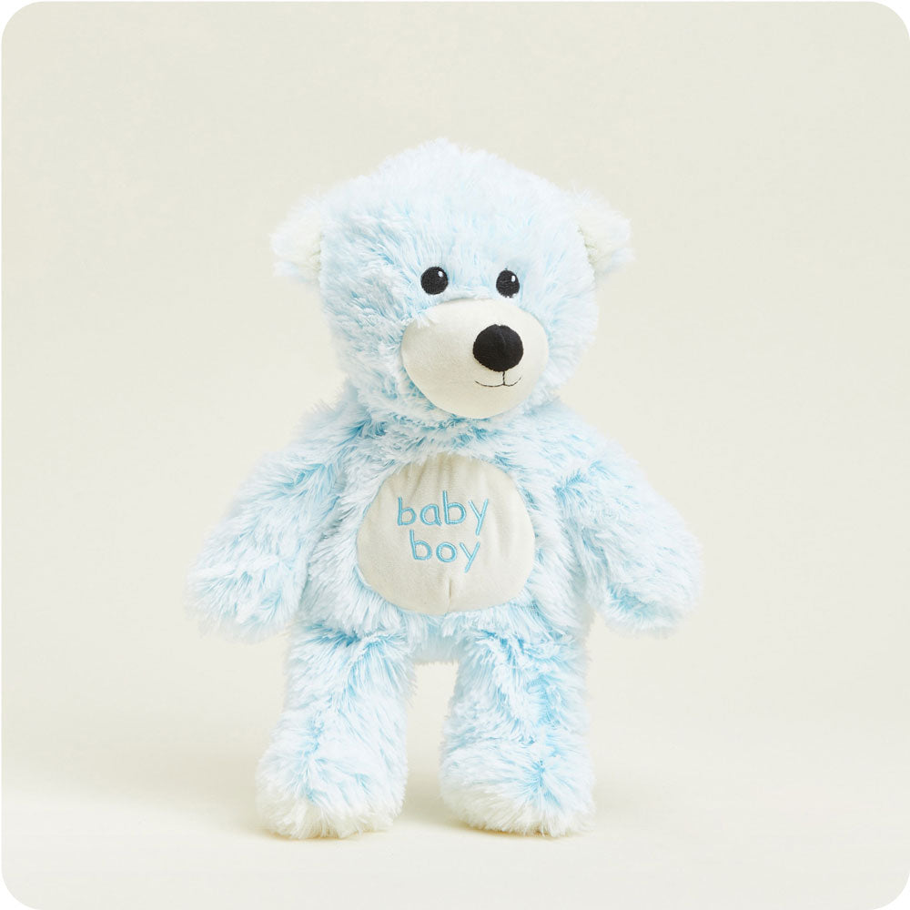 Adorable Baby Boy Bear Warmies Plush Toy - Soft & Cozy for Newborns & Toddlers - Perfect for Cuddling, Gifts, and Nursery Decor