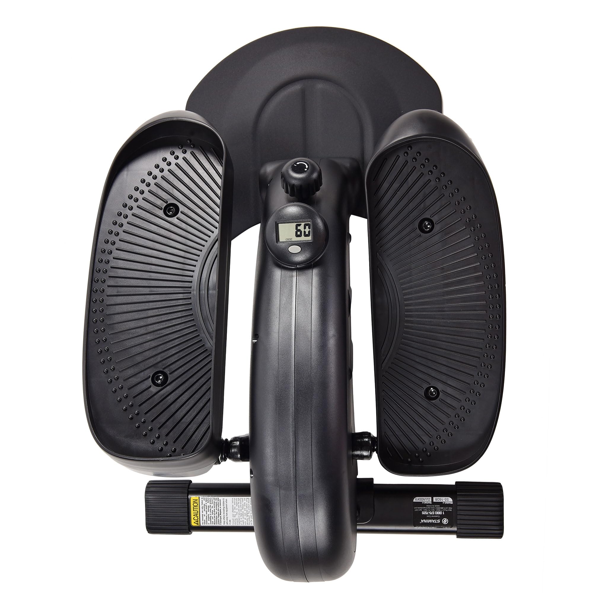 Stamina Inmotion Compact Strider Under Desk Elliptical Machine - Portable Foot Pedal Exerciser for Home & Office - Seated or Standing Low-Impact Workout Equipment for Fitness, Rehabilitation & Active Sitting