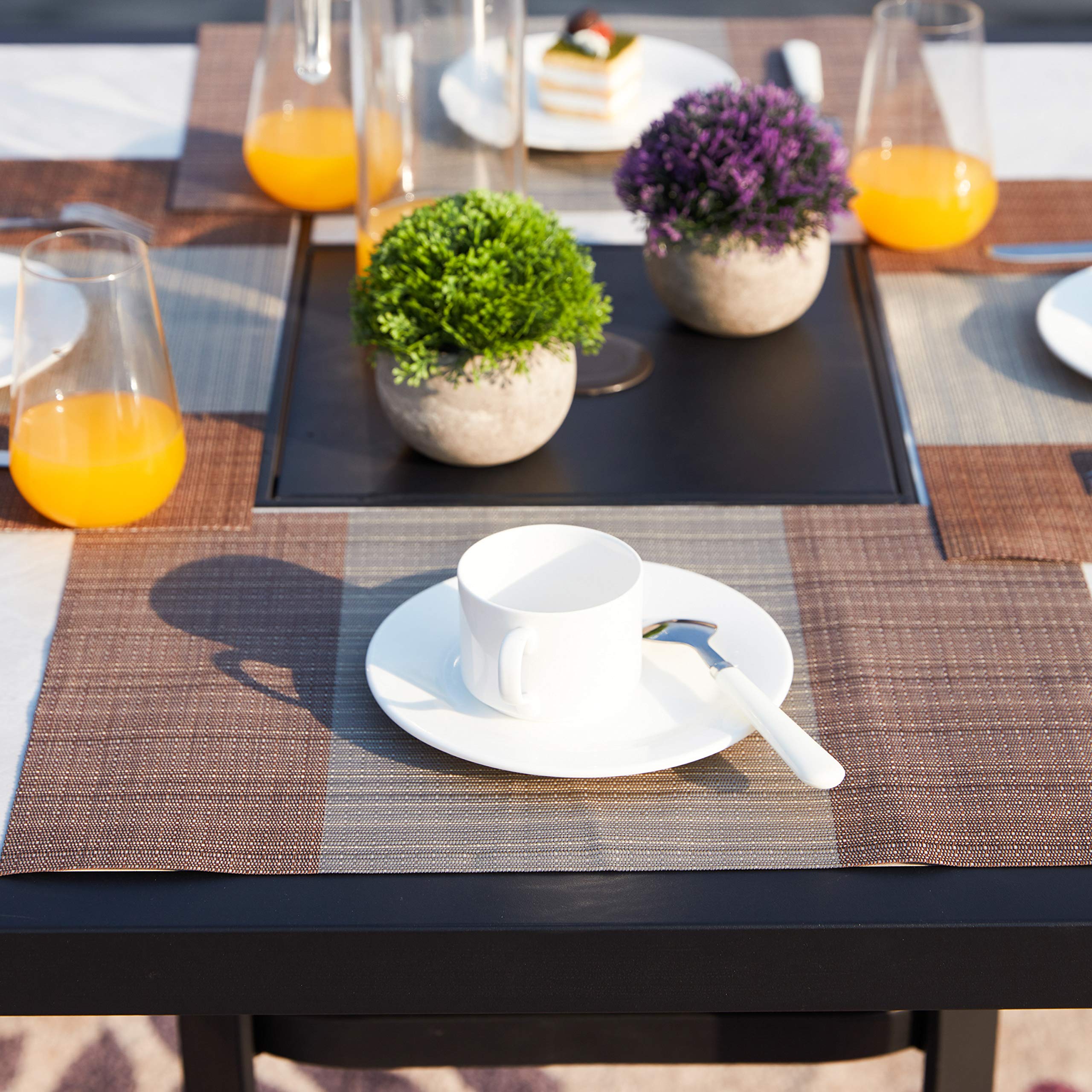 Square Outdoor Dining Table - 63.2
