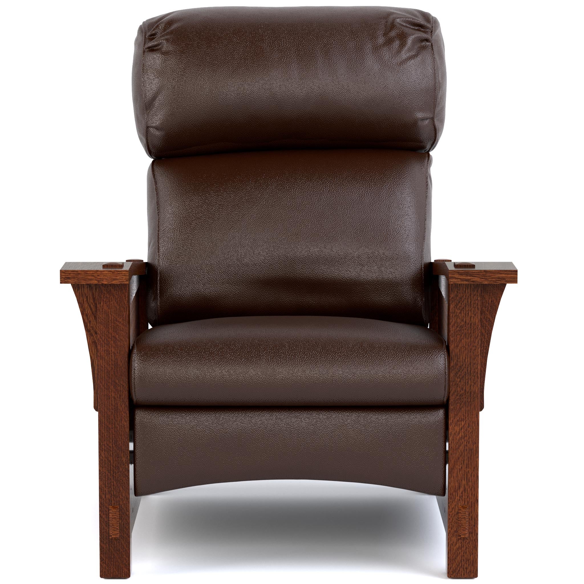 Bustle Back Spindle Morris Recliner Chair - Comfortable Traditional Wingback Recliner for Living Room, Bedroom & Home Theater - Perfect for Relaxing, Reading & Watching TV