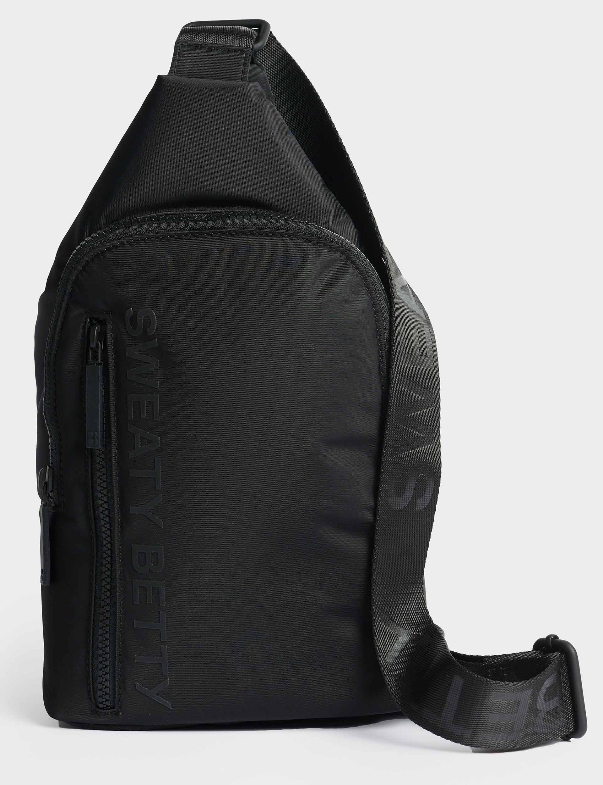 Motion Sling Bag for Men & Women - Lightweight Crossbody Shoulder Bag, Waterproof & Anti-Theft Travel Backpack - Perfect for Hiking, Gym, Cycling & Daily Commute (Black)