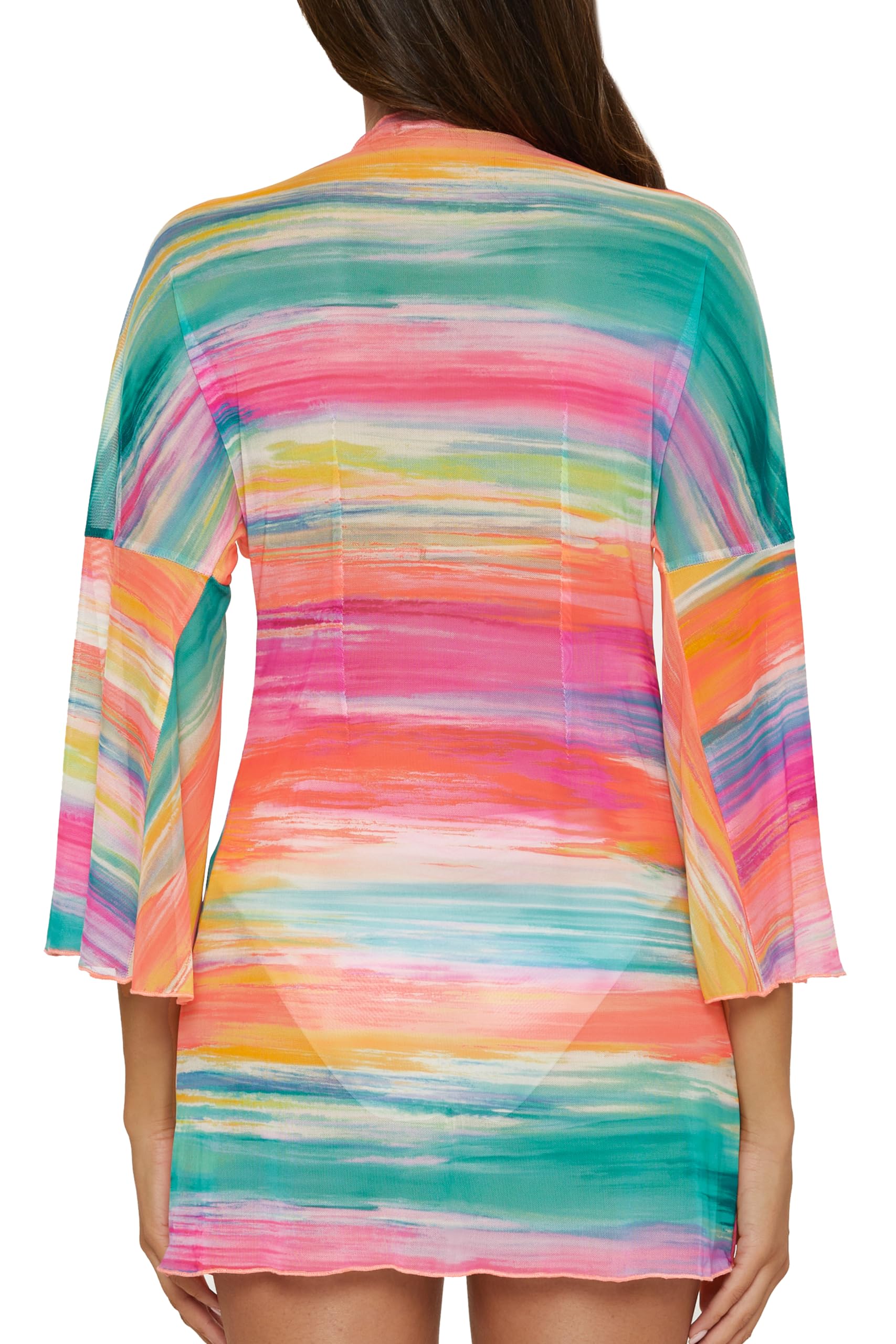 BECCA Women's Verano Mesh Tunic - Casual Summer Beach Cover Up Dress for Women | Perfect for Poolside, Vacation & Boho Outfits