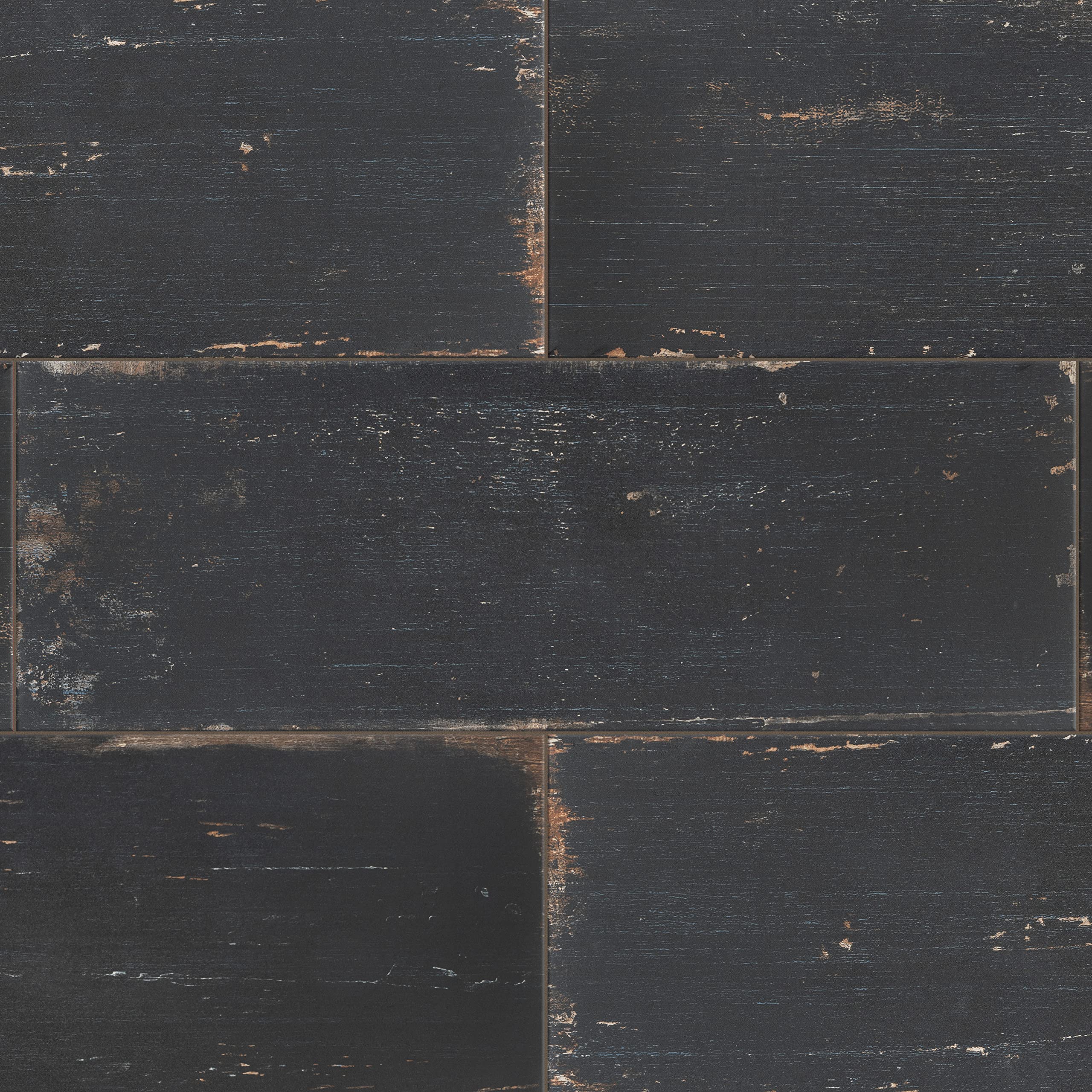 Merola Tile Retro Nero 8.25