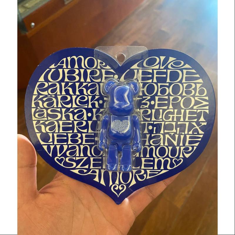 Limited Edition Bearbrick Alexander Girard Love 100% Collectible Be@rbrick Figure - Perfect for Home Decor, Office Display & Anime Collector's Showcase