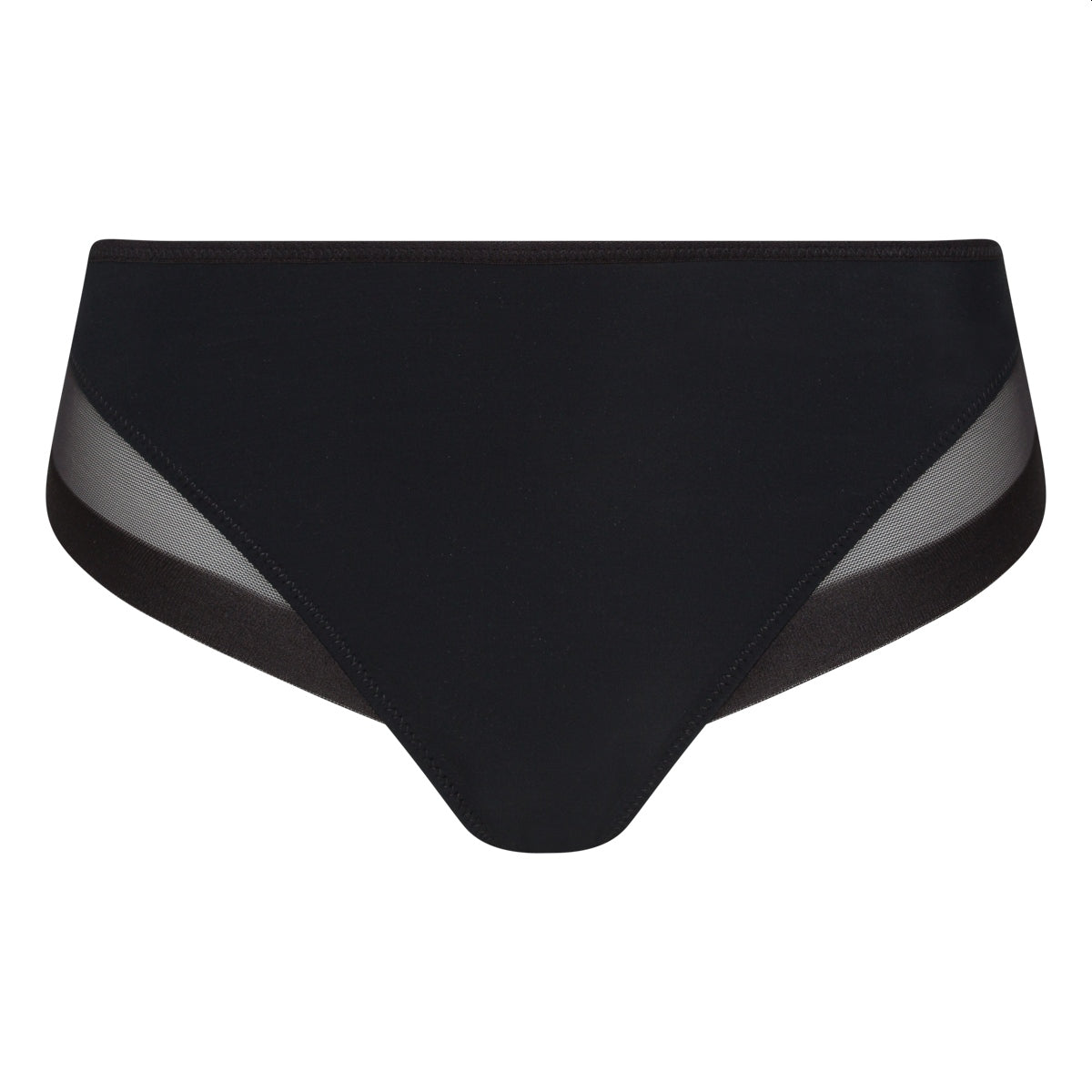 Dim Women's Black Microfiber & Tulle Slip - Comfortable Lingerie for Everyday Wear, Sleepwear and Special Occasions