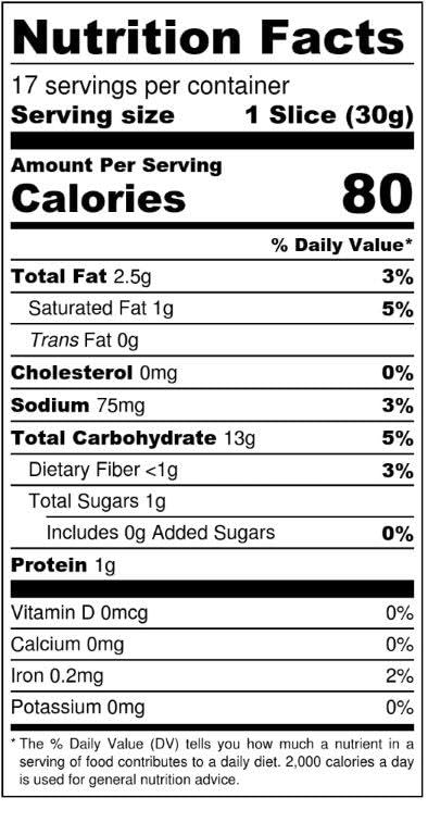 Katz Gluten Free Egg Free Bread - Dairy, Nut, Soy & Gluten Free Kosher Certified | 1 Pack Sliced Loaf (18oz) | Perfect for Allergies, Vegan Diet & Healthy Breakfast