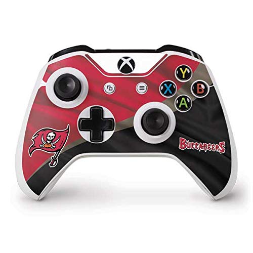 Officially Licensed NFL Tampa Bay Buccaneers Gaming Skin Decal for Xbox One S Controller - Custom Protective Cover for Gamers & Sports Fans