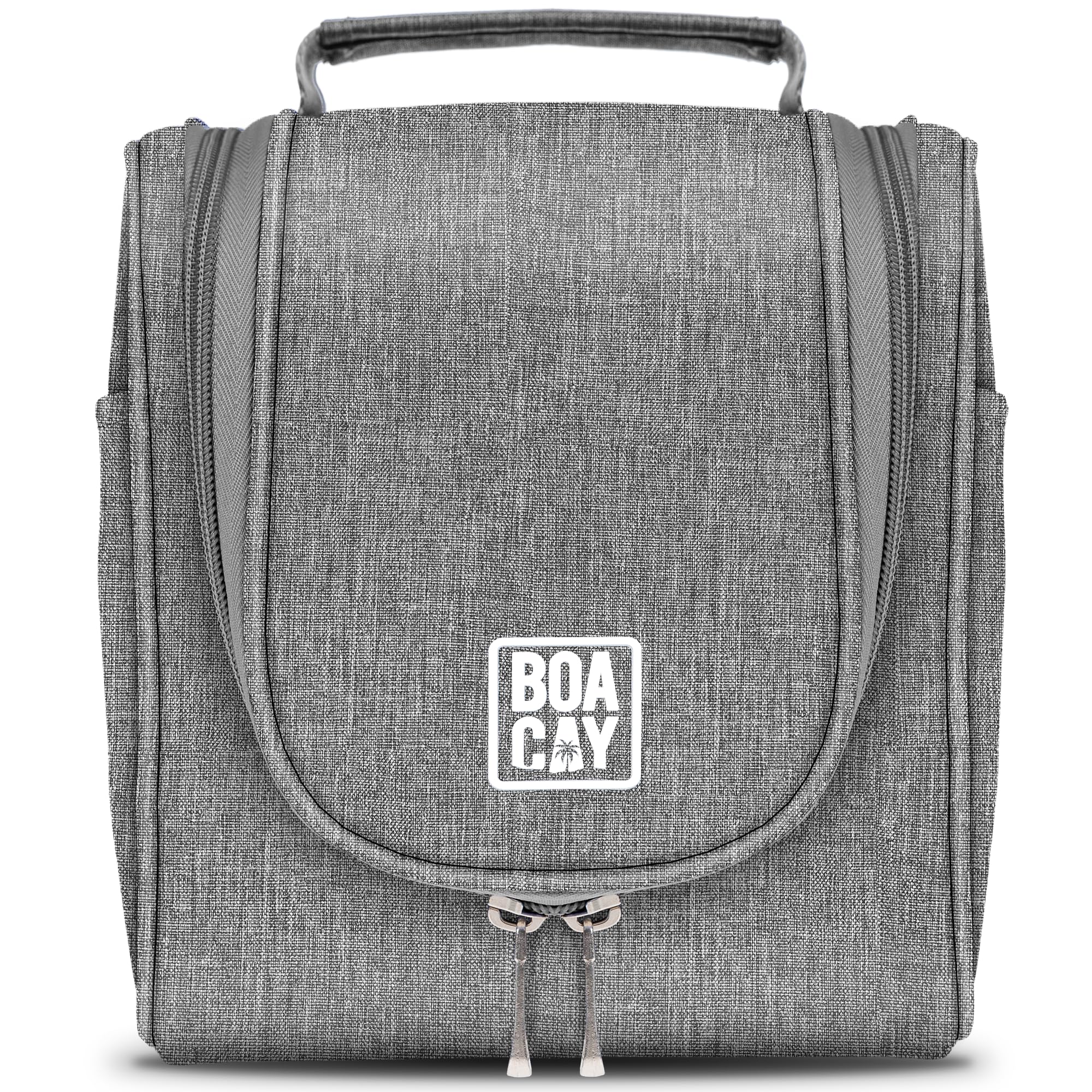 BOACAY Small Hanging Travel Toiletry Bag for Women & Men - Waterproof Makeup Organizer with Multiple Pockets - Perfect for Bathroom, Shower & Travel Essentials (Ideal for Cosmetics, Accessories & Toiletries on Vacation, Camping & Business Trips)