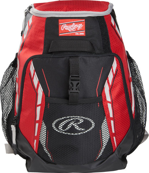 Rawlings R400 Youth Baseball Backpack - Durable & Lightweight for School, Sports & Travel | Perfect for Kids & Teens