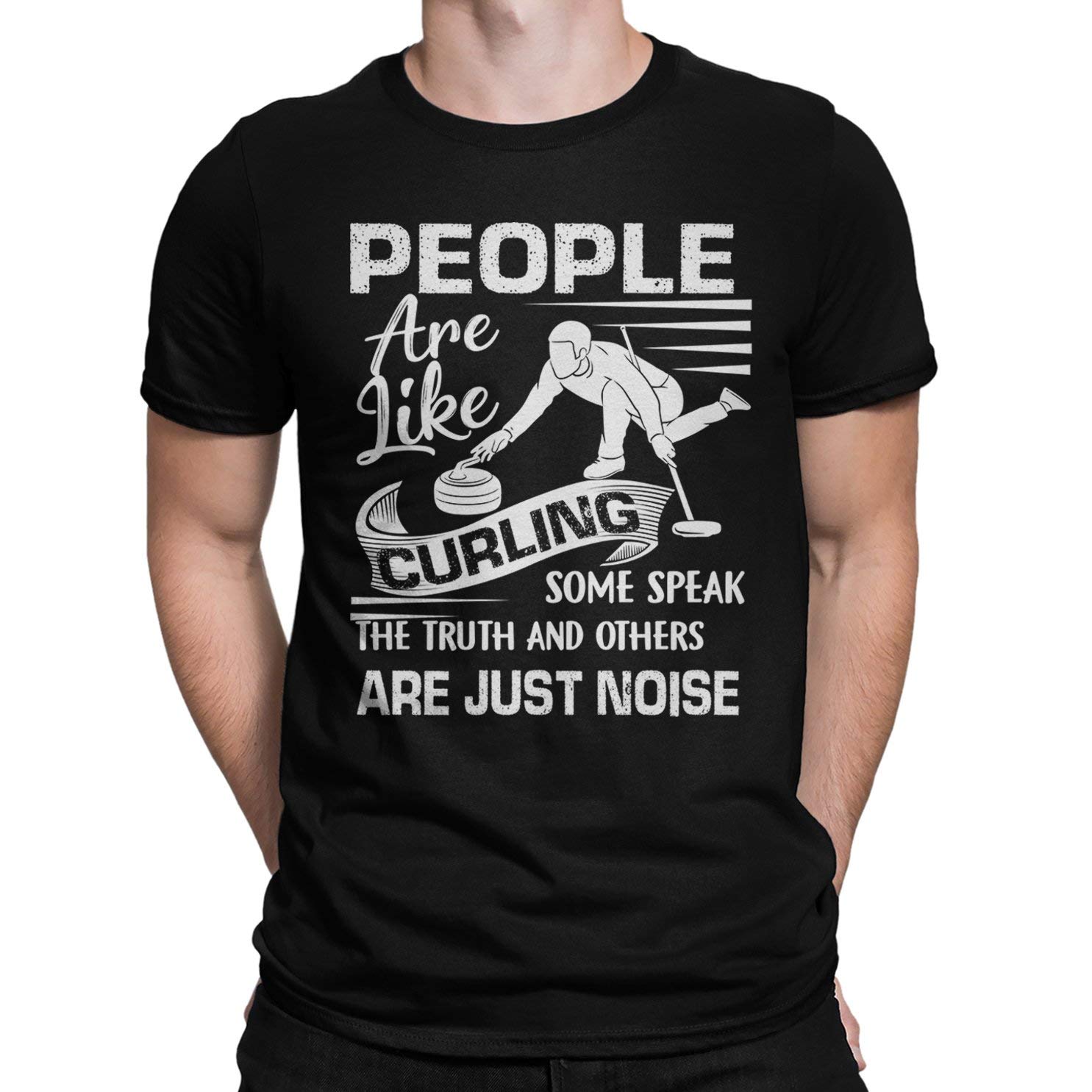 Truth vs Noise Graphic Tee - Funny Sarcastic T-Shirt for Men & Women - Trendy Casual Streetwear for Everyday Wear & Social Events