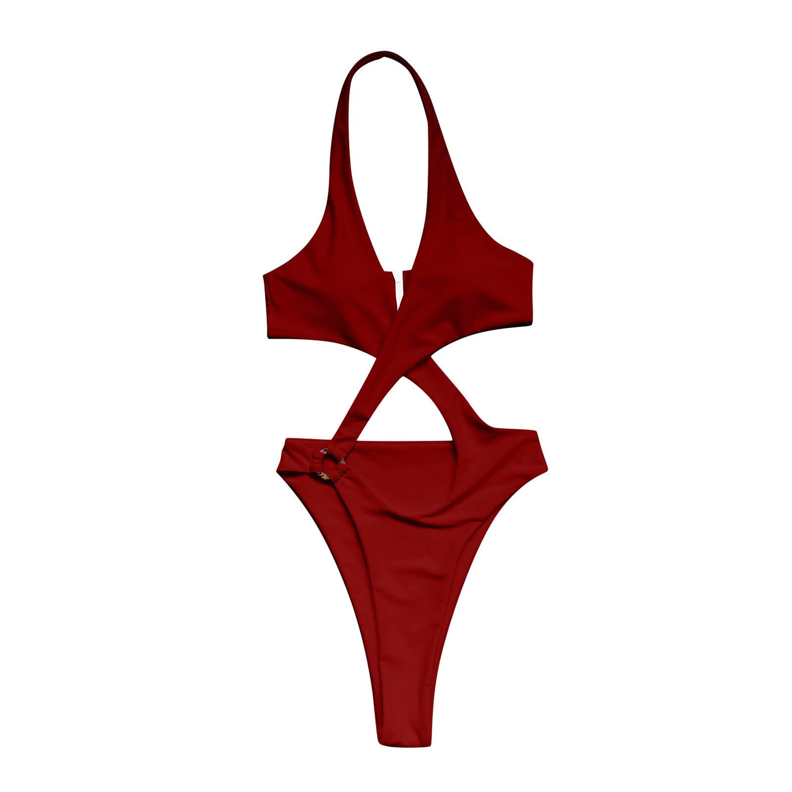 Women's Tummy Control One-Piece Athletic Swimsuits - High Waisted Swimwear for Swimming, Beach & Water Sports | mmknlrm