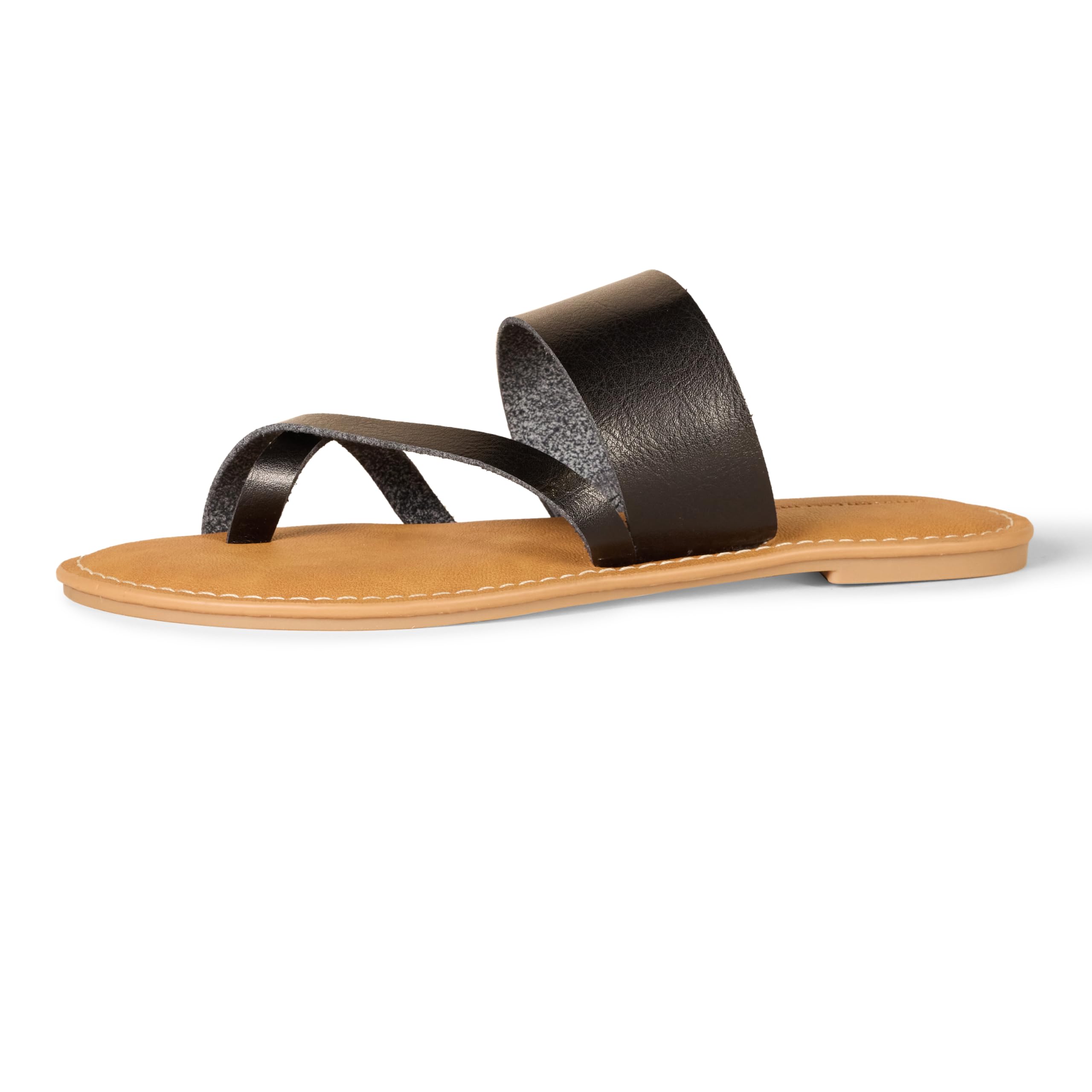 Amazon Essentials Women's Comfortable One Band Flip Flop Sandals - Lightweight Beach Slides for Summer, Poolside, and Casual Wear