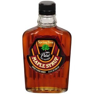 Pure Maple Syrup 100% Natural | Grade A Amber Color | 8.5 Oz (Pack of 12) | Perfect for Pancakes, Waffles, French Toast & Baking | Spring Tree Premium Quality