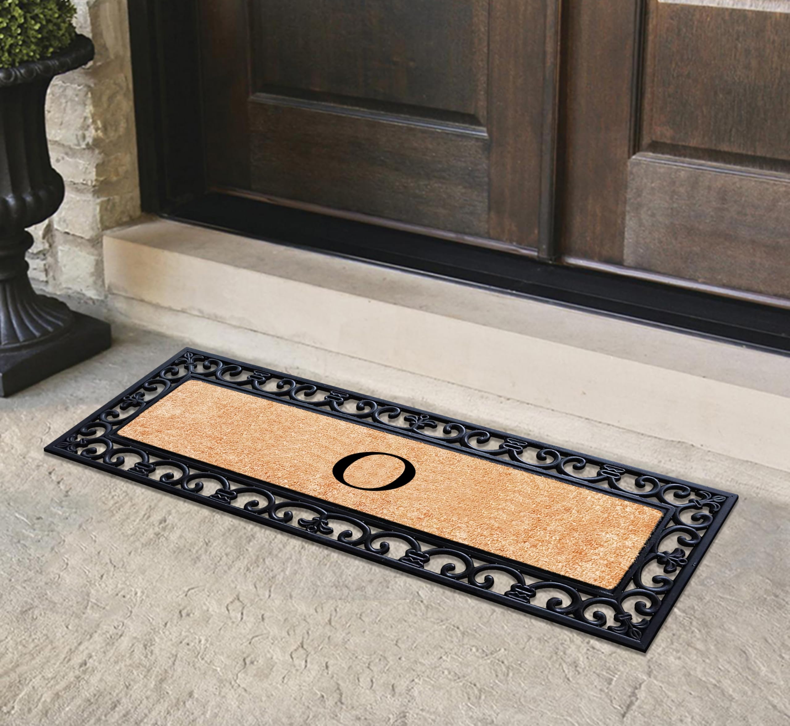 Premium Natural Coir Monogrammed Door Mat 18