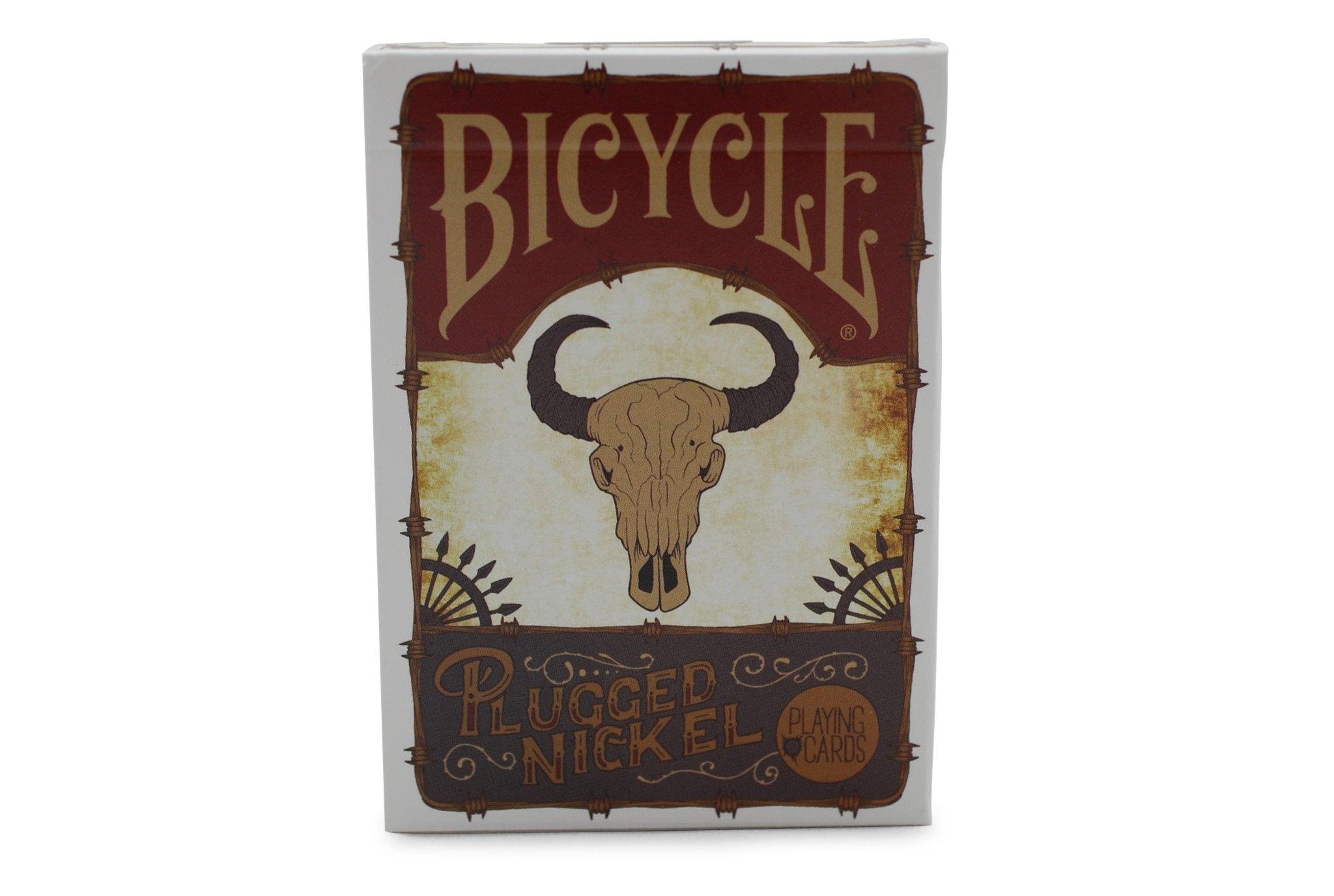 Bicycle® Plugged Nickel Playing Cards - Vintage Wanted Poster Design - Perfect for Magic Tricks, Card Games, and Collectibles