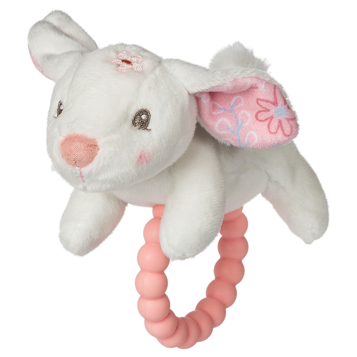 Mary Meyer Baby Teether Rattle - Soft Chew Toy for Soothing Teething Pain | BPA-Free Infant Sensory Toy for Newborns & Toddlers | Perfect for On-the-Go, Playtime & Developmental Stimulation
