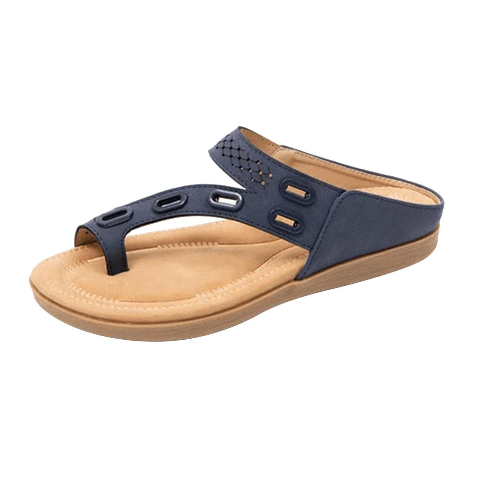 **SEAOPEN Women's Comfortable Flip Flops with Arch Support - Strappy Summer Sandals for Walking, Beach & Travel**    *(Use for beach outings, vacations, casual walks, and everyday summer wear.)*