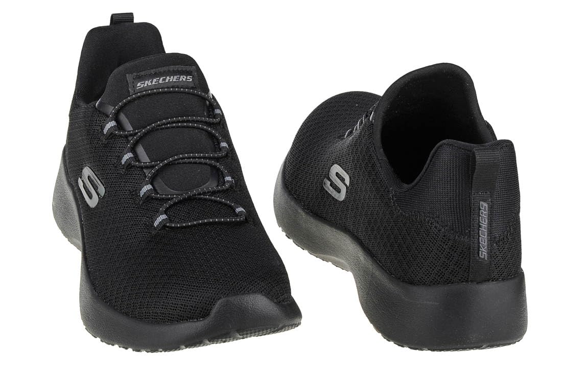 Skechers Dynamight Women's Slip-On Sneakers - Comfortable Walking Shoes for Women, Black Size 6 | Casual Wear, Workout, Travel & Everyday Use