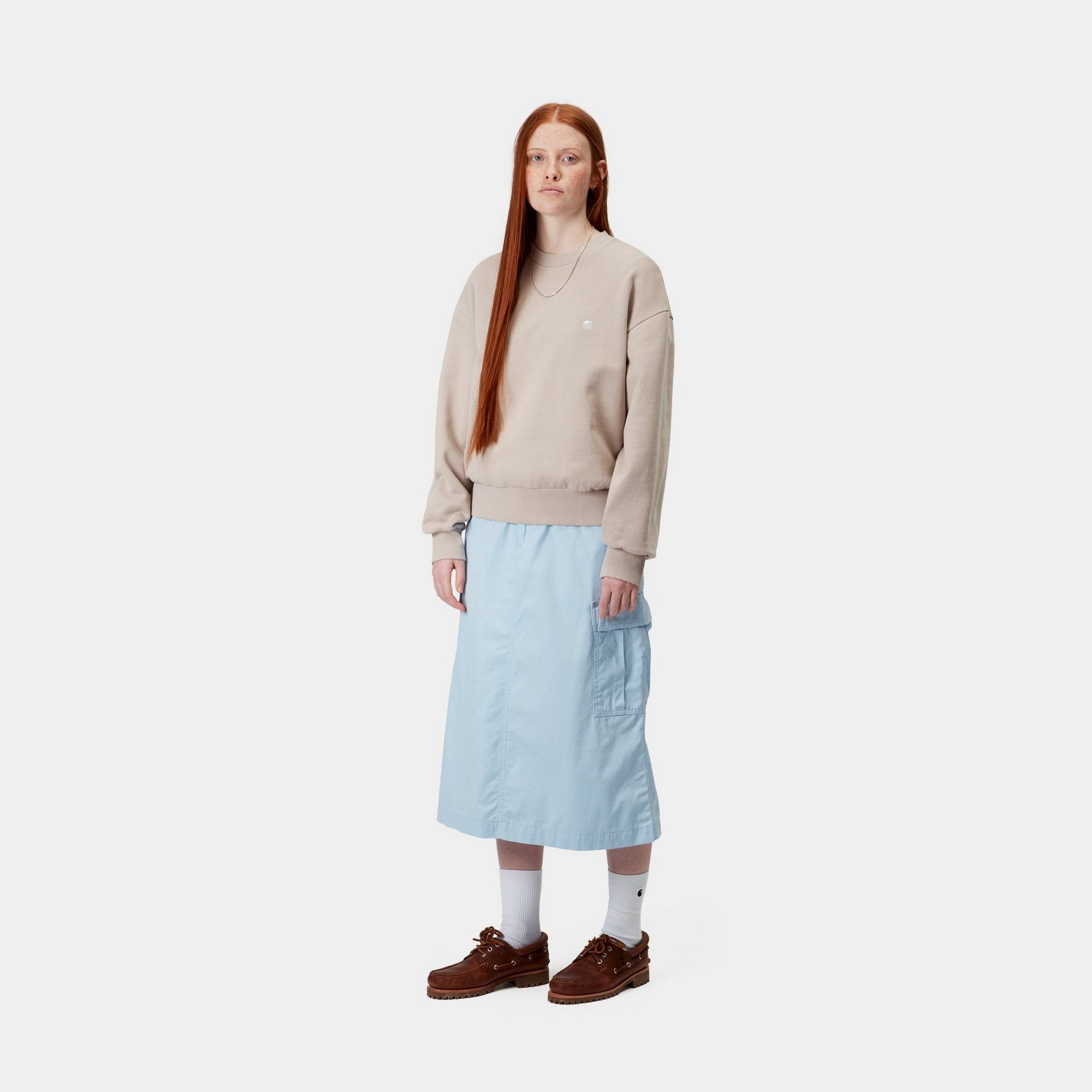Casey Sweatshirt for Women - Soft & Cozy Pullover Hoodie in Dusky Beige | Perfect for Casual Wear, Lounge & Fall Outfits