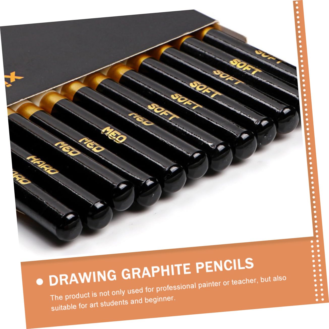 TEHAUX 24-Piece Professional Sketch Pencils Set - Vibrant Colored Pencils for Artists & Students - Perfect for Drawing, Sketching, Coloring Books & Art Projects