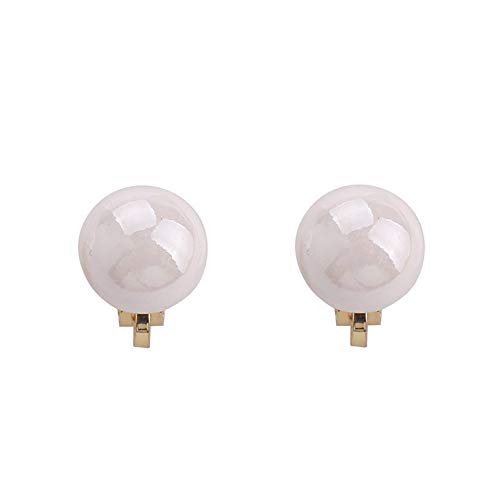 White Clip-ons