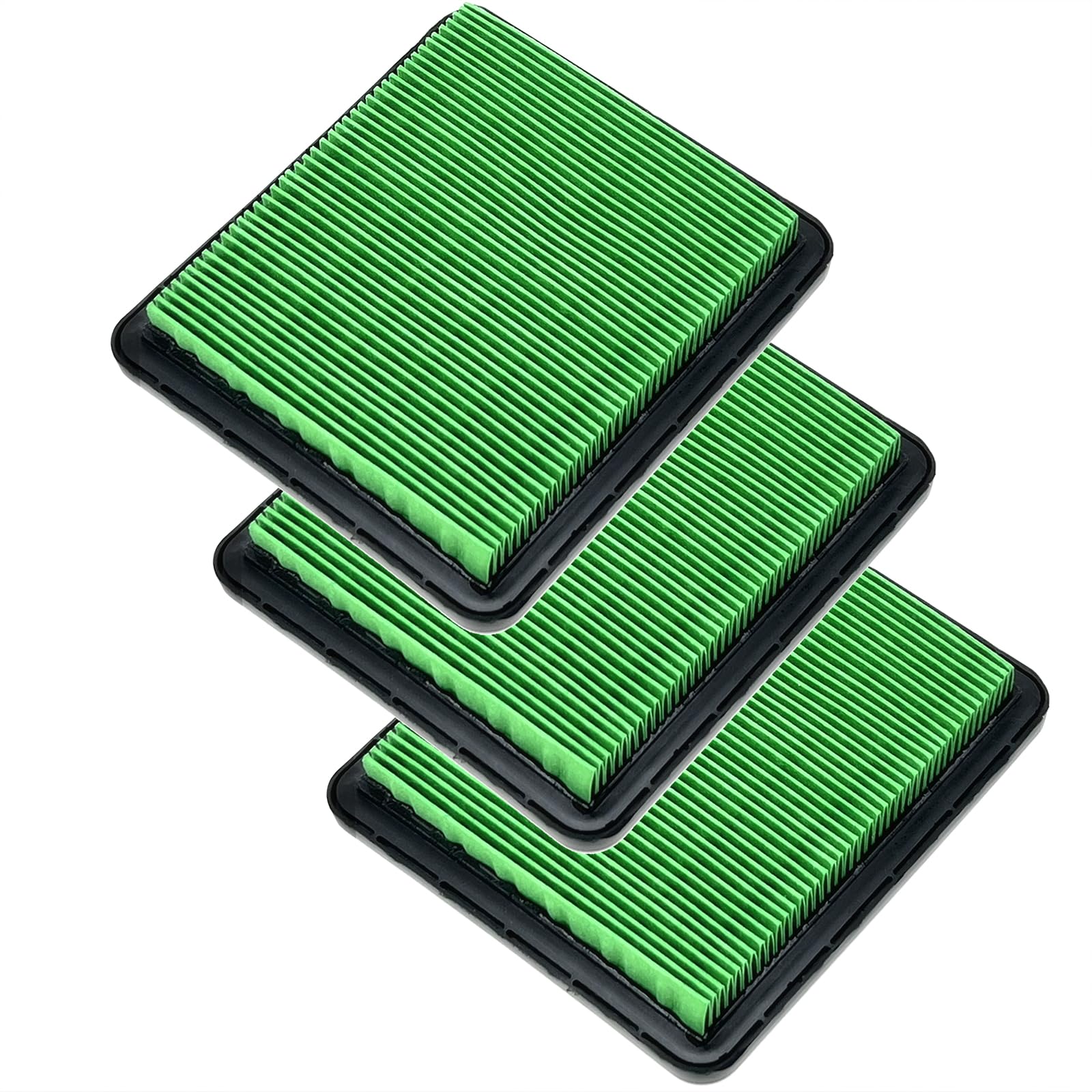 3-Pack Replacement Air Filter for Lawn Mower - Compatible with Toro 491588, 20332 & Craftsman 3364 - Flat Air Cleaner for Better Engine Performance - Ideal for Yard Maintenance & Landscaping
