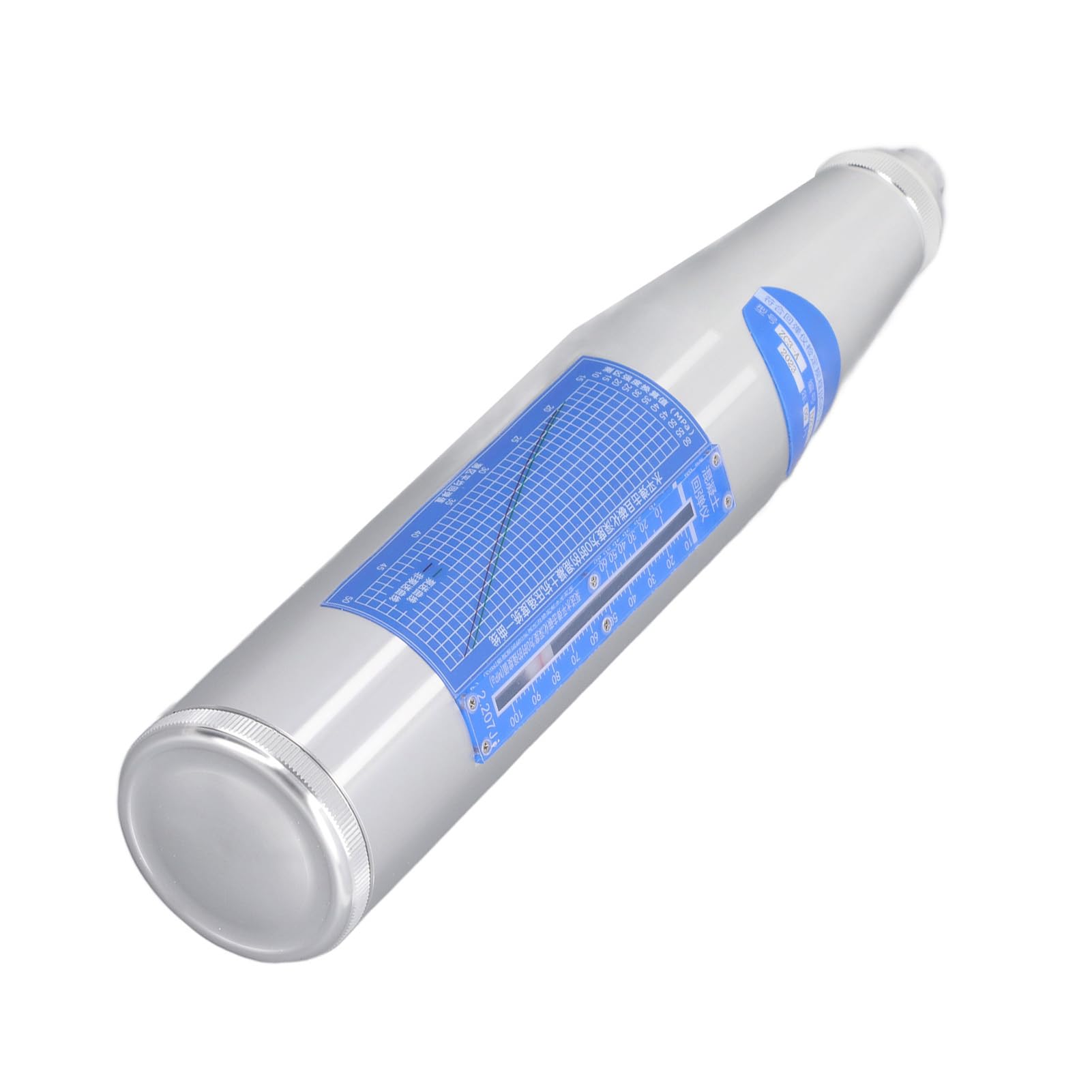 Stainless Steel Concrete Hammer Tester - Professional Resiliometer with Storage Case for Building Walls, Roads & Construction Projects | Perfect for Quality Control, Material Testing & Structural Assessment