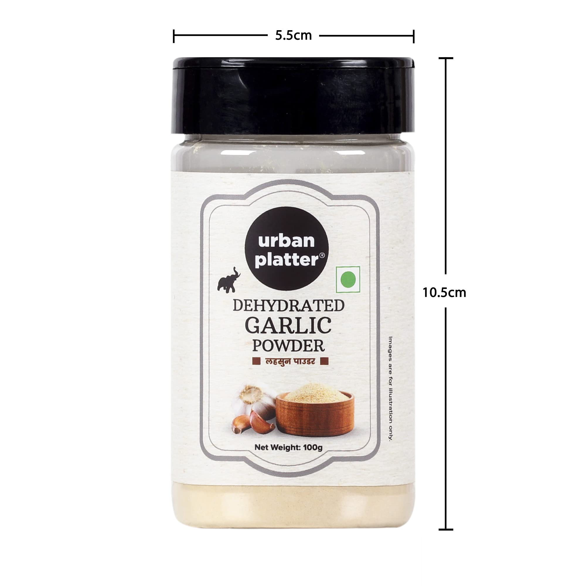 Urban Platter Dehydrated Garlic Powder, 100g - All Natural, Additive-Free, Ready to Use | Instant Garlic Flavor for Cooking, Baking & Seasoning | Premium Lehsun Powder for Soups, Sauces & Marinades
