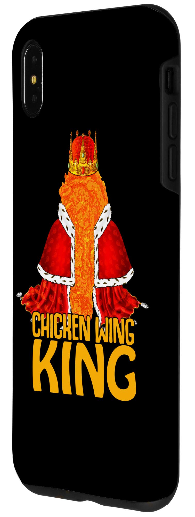 iPhone XS Max Case - Buffalo Wings & Chicken Nuggets Design - Durable Protective Cover for iPhone XS Max - Perfect for Fast Food Lovers & Gaming Nights