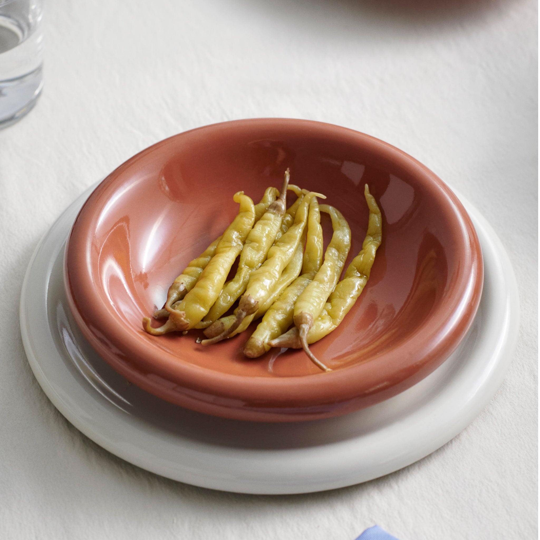 HAY Barro Bowl Set of 2 - 20cm Natural Clay Bowls for Salad, Soup & Serving | Eco-Friendly Kitchenware & Tableware for Modern Dining