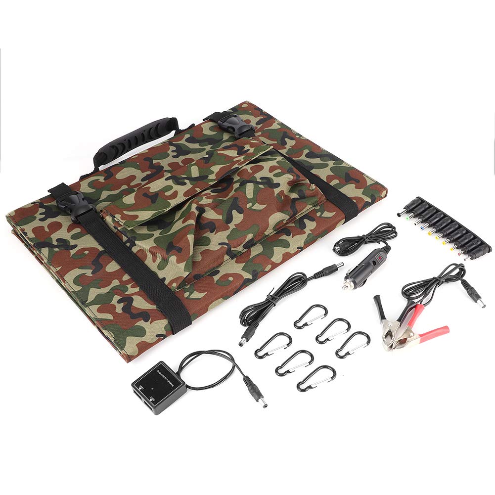 120W Portable Solar Panel Charger Kit - 5V Foldable Solar Charger for Laptop, Tablet, Phone, Camera & GPS | Outdoor Camping, Hiking, Emergency Power Supply | AlvinliteHome Solar Charger