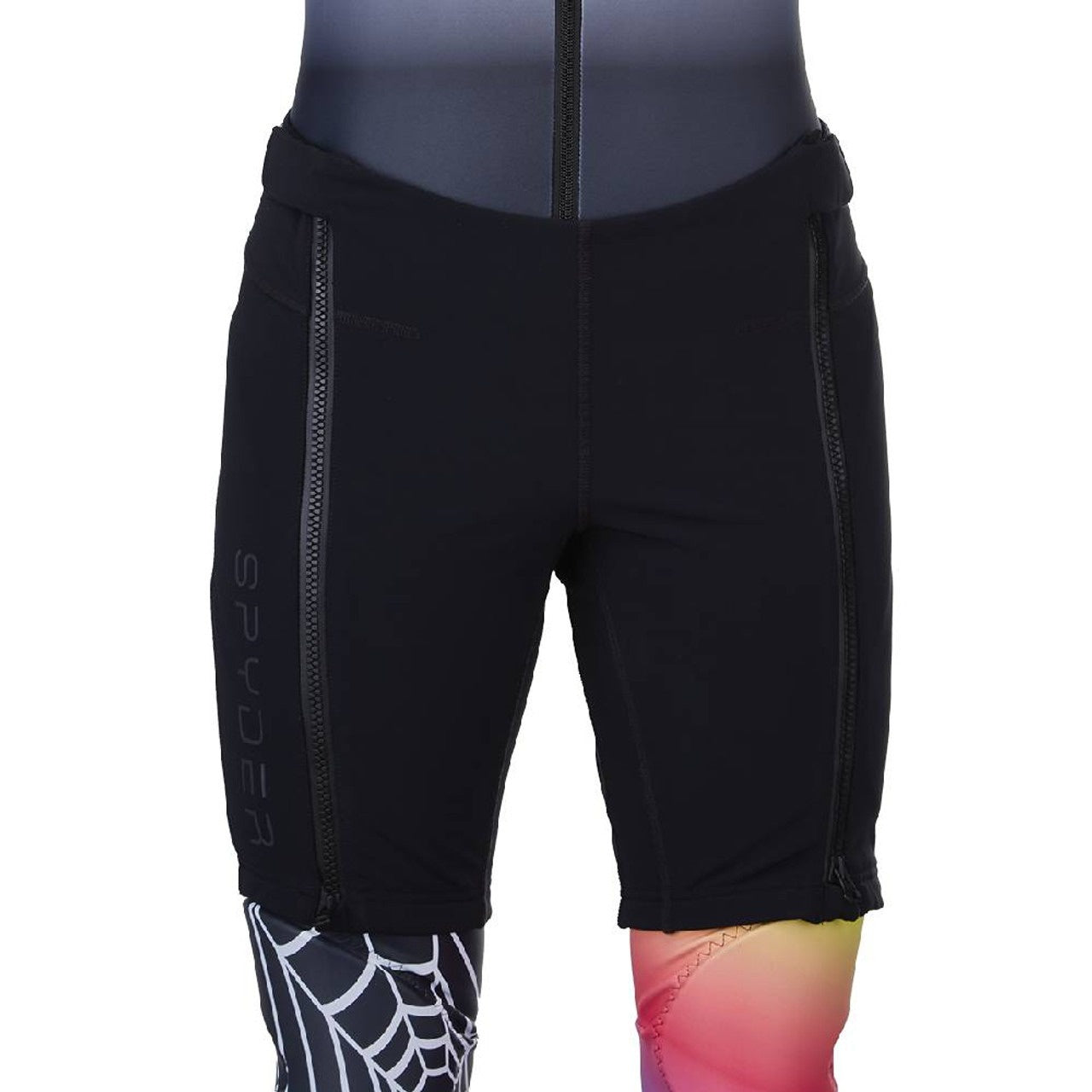 Spyder 2023 Women's Softshell Training Shorts - Lightweight Water-Resistant Running & Gym Workout Shorts for Active Women - Perfect for Yoga, Jogging & Outdoor Activities