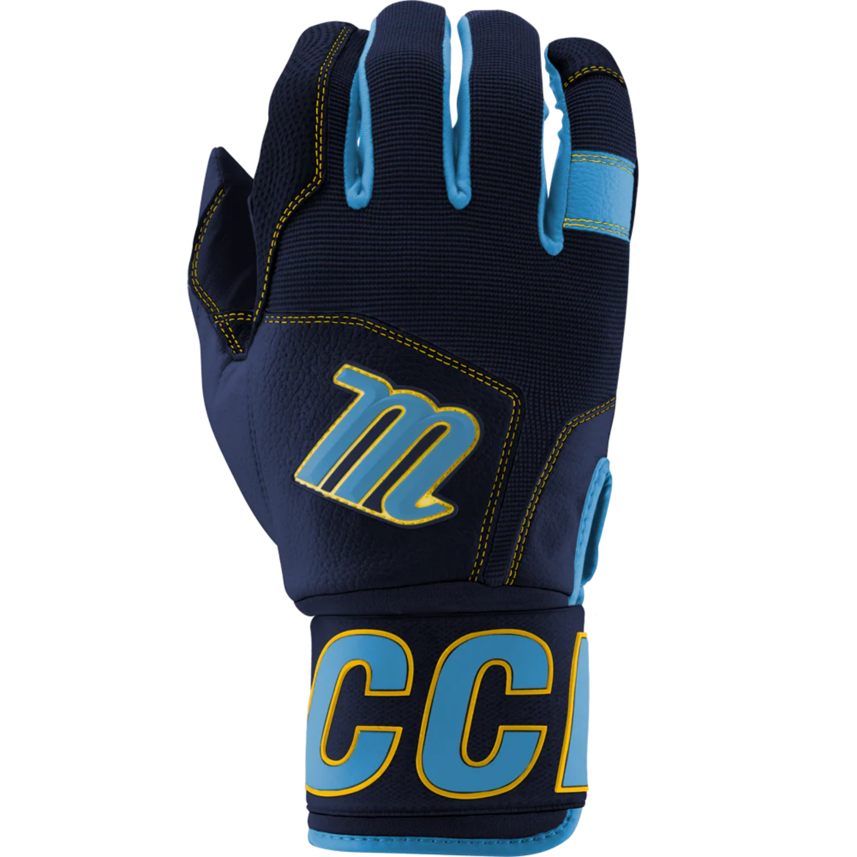 Marucci Blacksmith V2 Full Wrap Adult Batting Gloves - Baseball & Softball Training Gloves for Hitting Practice & Games - Left & Right Hand Options