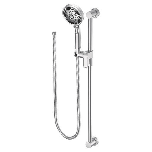 5 Function Eco Performance Hand Shower with Slide Bar   Chrome 3670EP Moen