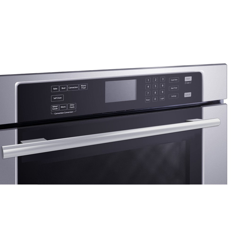 Forno 30-Inch Stainless Steel Electric Single Wall Oven with Self-Cleaning Function - Perfect for Modern Kitchens, Baking, and Family Cooking (Model FBOEL1358 30)