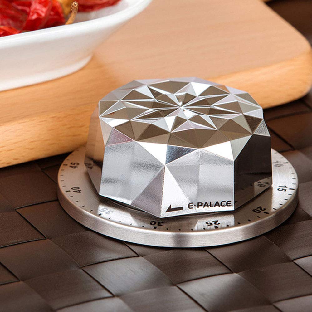 60-Minute Mechanical Kitchen Timer with Loud Alarm for Cooking & Baking