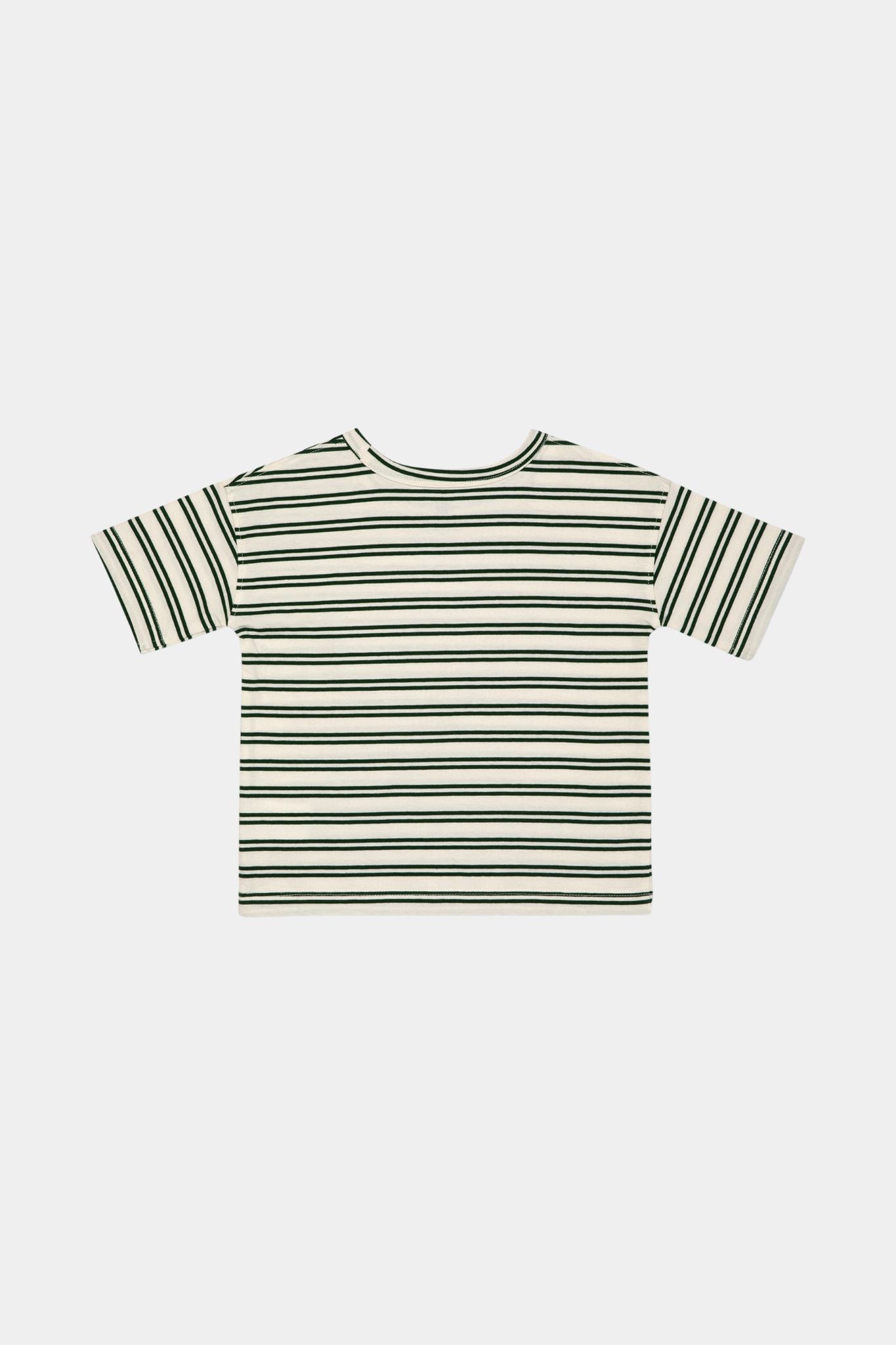 Ecru Striped Oversized Tee - Unisex Toddler T-Shirt | Soft Cotton Comfort for Playdates & Everyday Wear