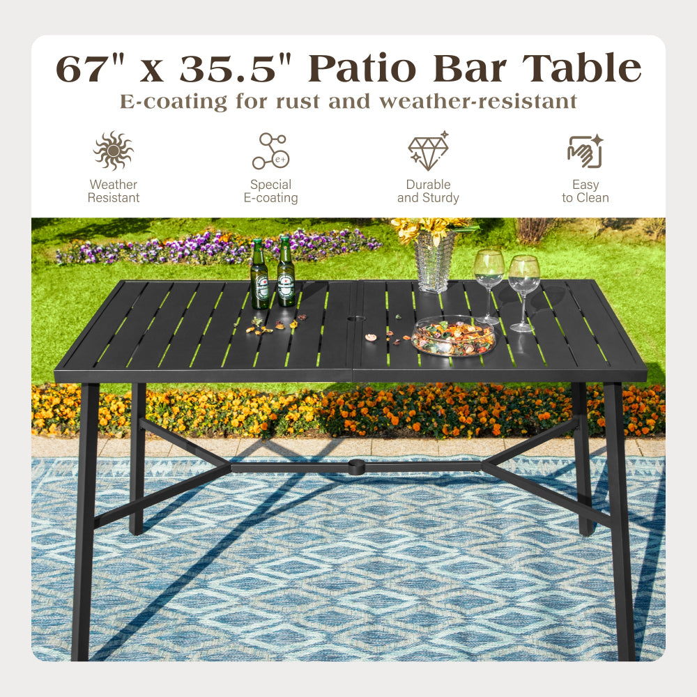 Sophia & William 5-Piece or 7-Piece Swivel Bar Stool Set - Modern Denim Blue and Gray Counter Height Stools for Kitchen Island, Breakfast Bar & Home Decor