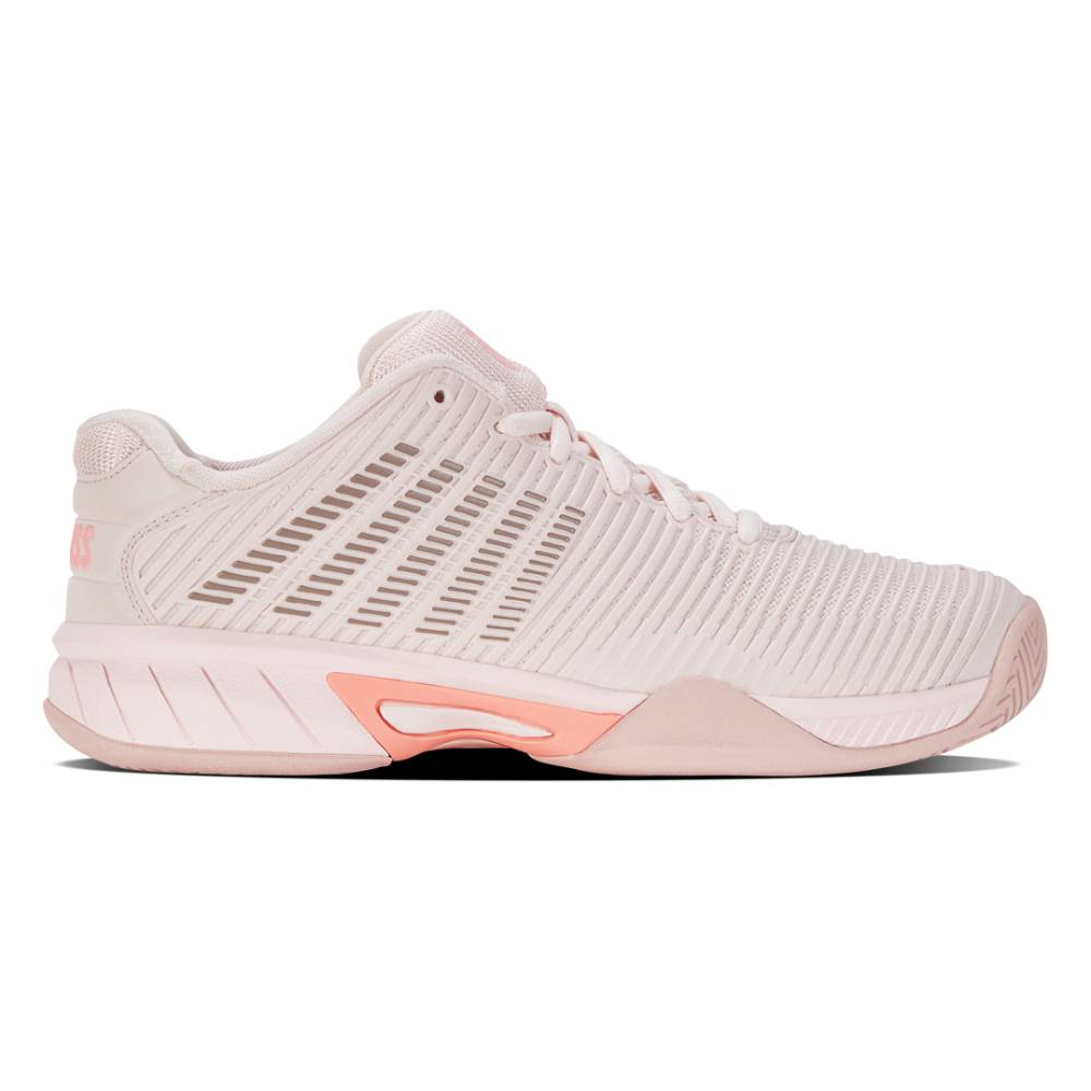 K Swiss Hypercourt Express 2 Junior Tennis Shoes for Girls - Lightweight Pink Court Sneakers with Cushioning | Perfect for Junior Tennis Matches, Training & Casual Wear
