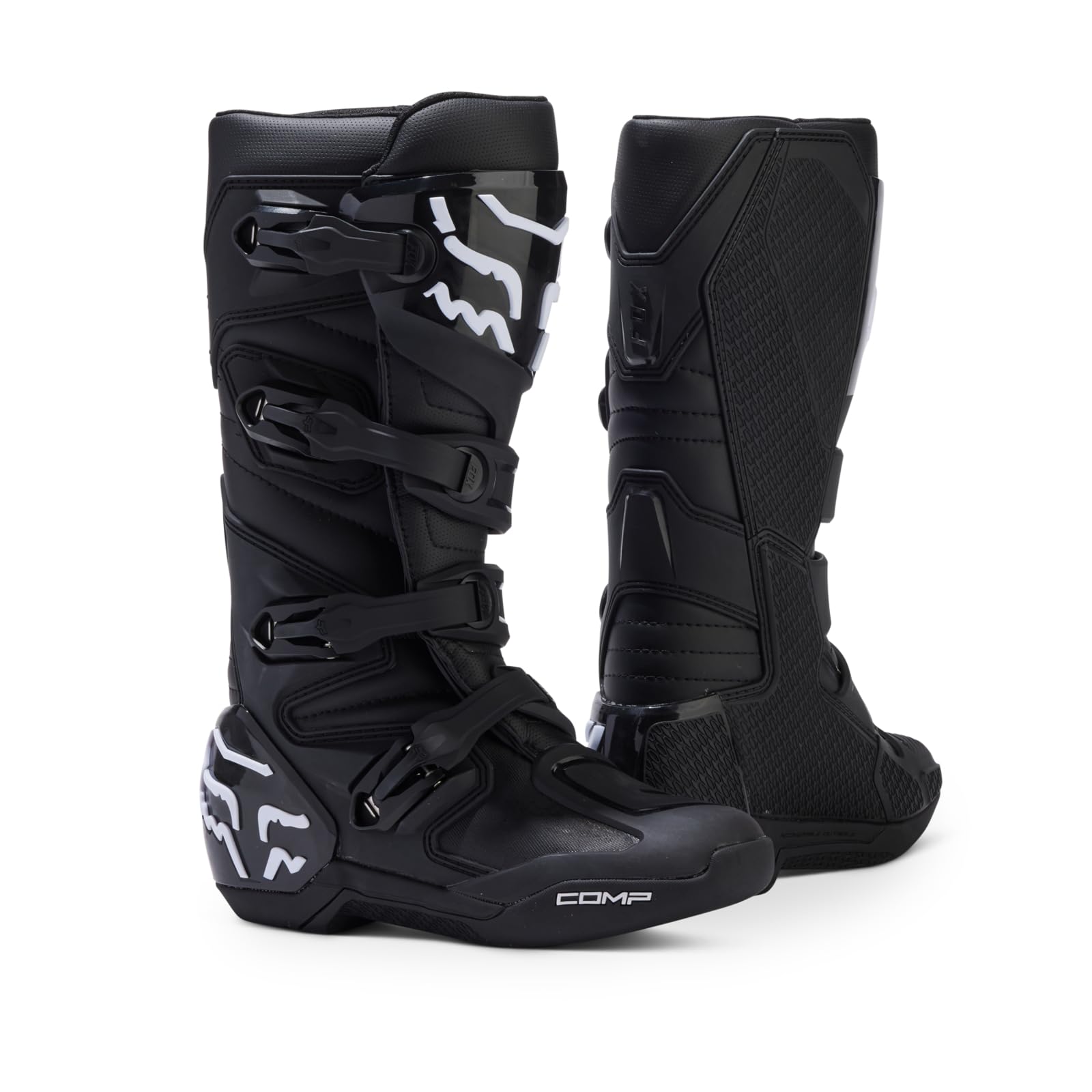 Fox Racing Youth Comp Motocross Dirt Bike Boots - Kids MX Off-Road Motorcycle Riding Shoes for Boys & Girls - Perfect for Trail Riding, Motocross Racing & Off-Road Adventures