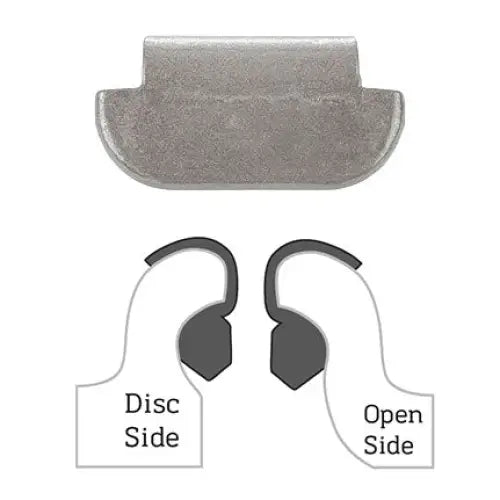 AA TAL Coated Clip-On Wheel Weights (Lead-Free, 25-Piece Box) – Perfect for Balancing Car, Truck & Motorcycle Tires