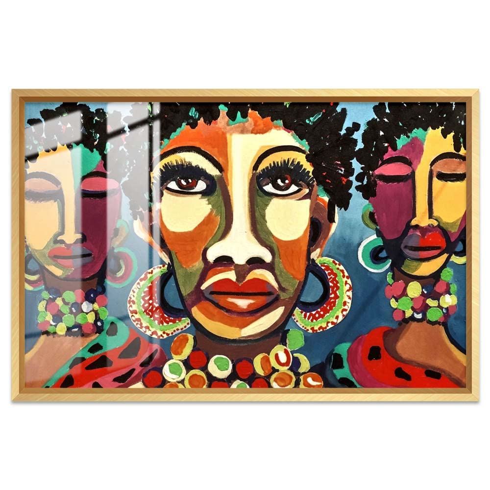 Gold Aluminum Framed Impressionist Canvas Wall Art - 18