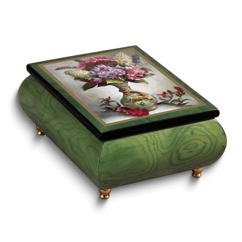 Brenda Burke The Little Dragon Vase Music Box - Handcrafted Diamond2Deal Ceramic Gift for Collectors, Home Decor & Special Occasions